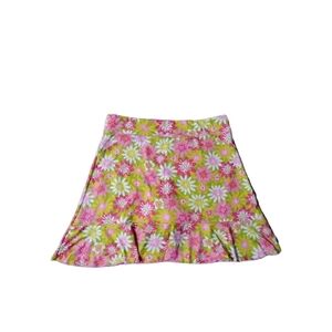 Ana Clare Active Floral Skort Women's Size Large Running Golf Tennis